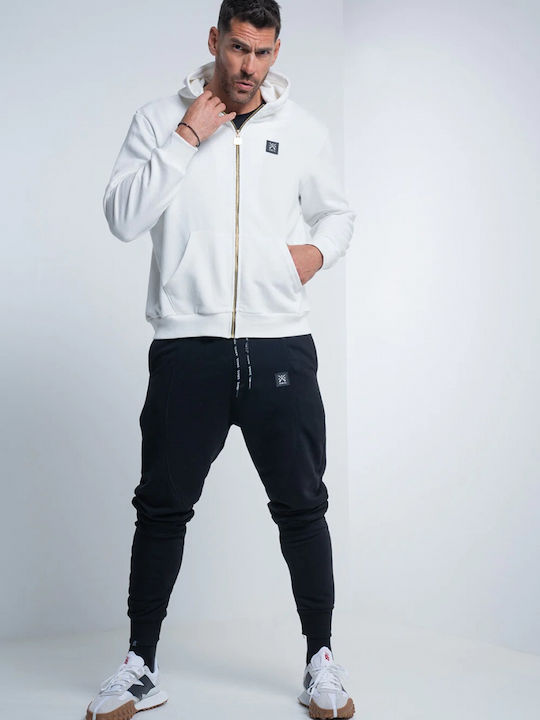 White Hooded Cardigan
