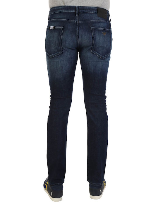 Emporio Armani Men's Denim Pants in Slim Fit Blue