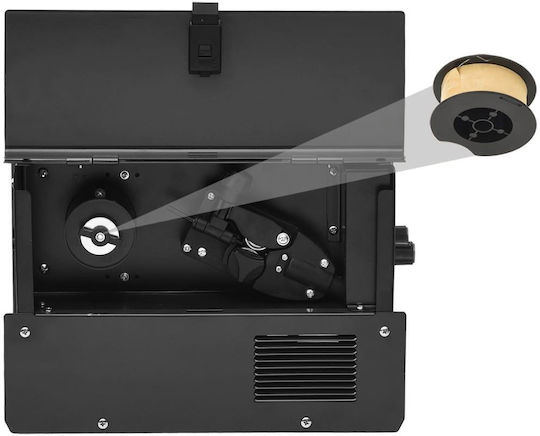 vidaXL Ηλεκτροκόλληση Inverter MIG με Μέγιστο Ρεύμα Συγκόλλησης 120A και Κύκλο Εργασίας 20%