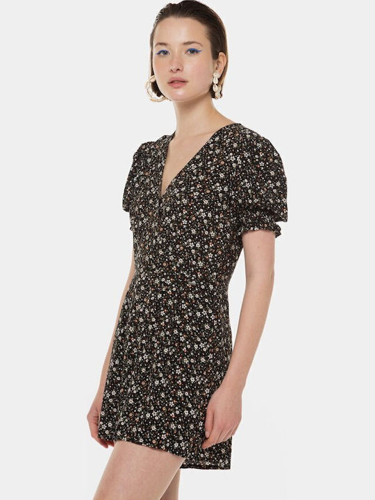 Alida De Damă Mâneca scurta Short întreg Negru