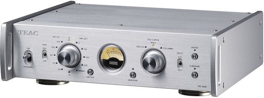 Teac PE 505 Preamplifier Hi-Fi Stereo PE-505 Silver