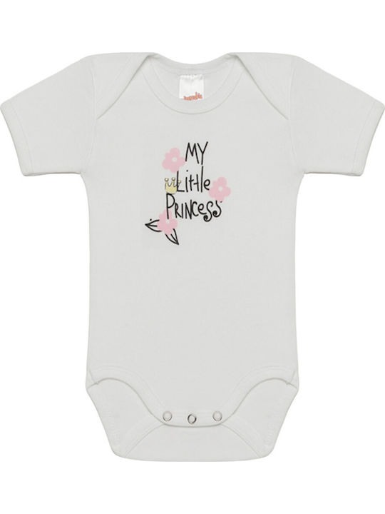 Minerva Princess Plaid Mâneca scurta Alb 4buc