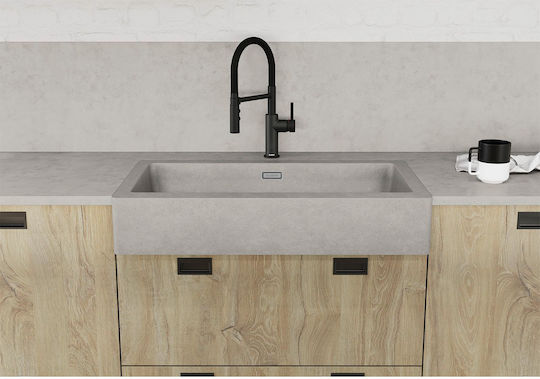 Blanco Vintera XL 9-UF Ένθετος Νεροχύτης από Συνθετικό Γρανίτη Μ90xΠ51cm Soft White