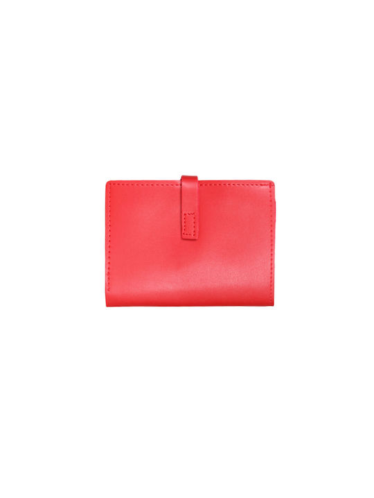 Wallet women's wallet made of leatherette red