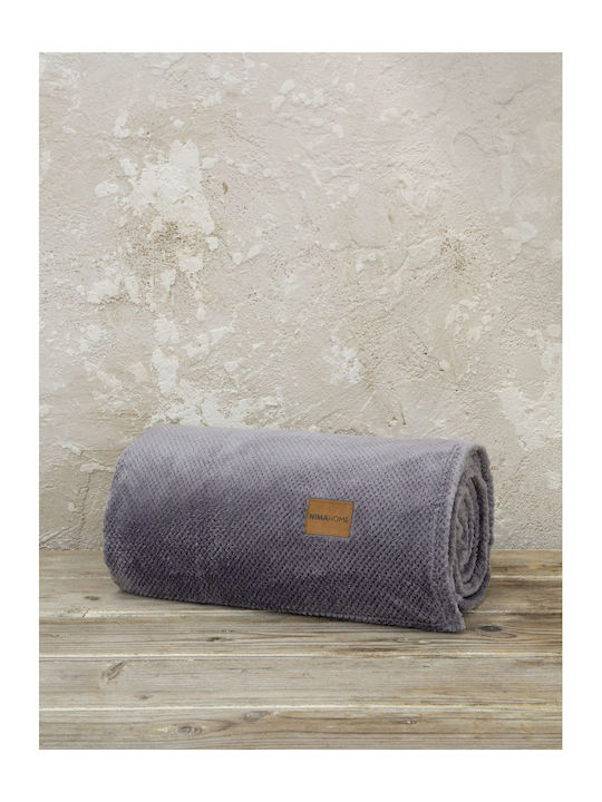 Nima Mellow Blanket 100% cotton Single 150x220cm. 30199 Gray