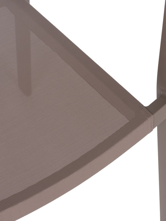 Gartenstühle Aluminium Miri Beige 45x63x82cm