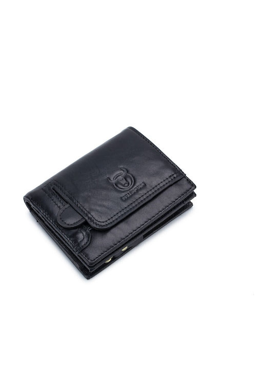Leather Men's Wallet Classic with RFID Black