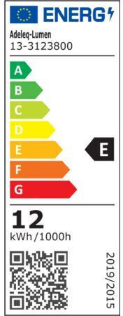 Adeleq LED Bulb 12W 90mm for Socket E27 and Shape PAR30 Warm White 1200lm