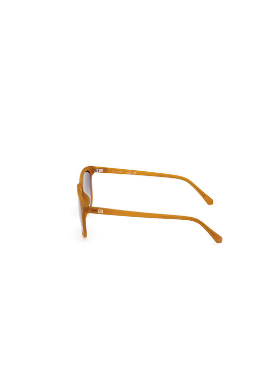 Guess Unisex Sunglasses With Orange Frame And Grey Lens