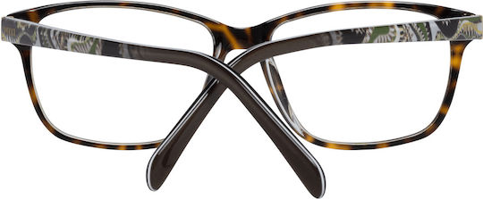 Emilio Pucci Damen Acetat Brillengestell Braun Schildpatt EP5032 056