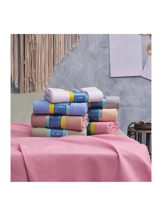 Cokitex Summer Blanket Pique Double 200x260cm. Pink