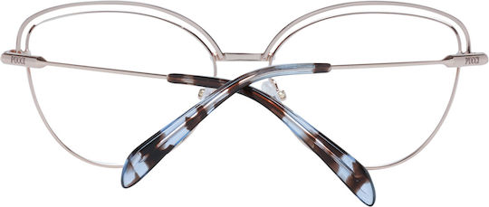 Metal Eyeglass Frame Cat Eye Rose Gold EP5170 028