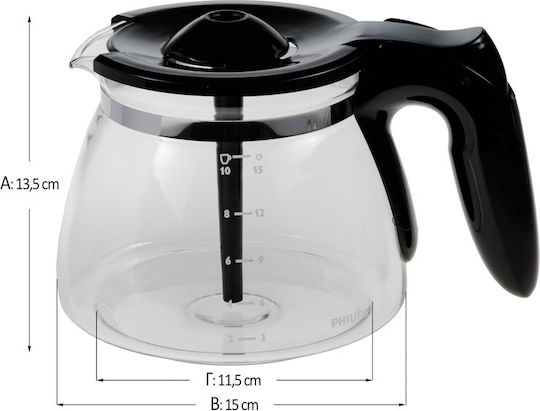 Philips Filter Drip Coffee Maker Carafe 10cups