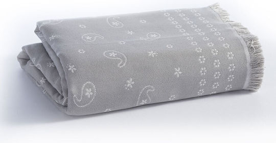 Nef-Nef Homeware Gloom Ριχτάρι Πολυθρόνας Ζακάρ 170x180εκ. Green