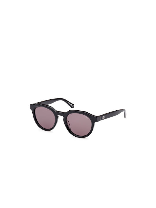 Guess Sunglasses with Black Plastic Frame and Brown Lens GU00063 01A
