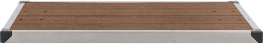 vidaXL Pool Shower with Length 150cm Silver