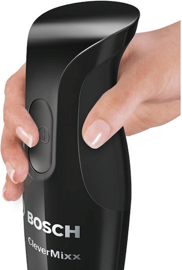 Bosch CleverMixx Ραβδομπλέντερ με Ανοξείδωτη Ράβδο 600W Μαύρο