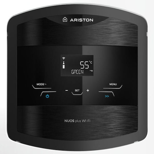 Ariston Nuos Plus Wifi 200 Αντλία Θερμότητας 200lt Glass Κάθετη 2.5kW με Wi-Fi