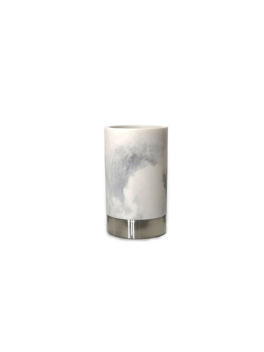 ArteLibre Resin Cup Holder Countertop White