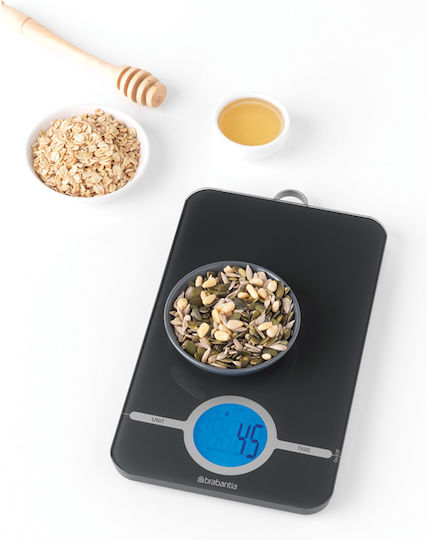 Brabantia Tasty+ Digital Kitchen Scale Up To 5kg Dark Grey