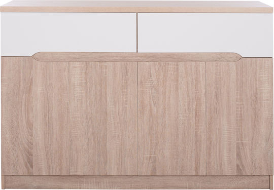 Μπουφές Jolene Ξύλινος με Συρτάρια Sonama 120x40x80cm