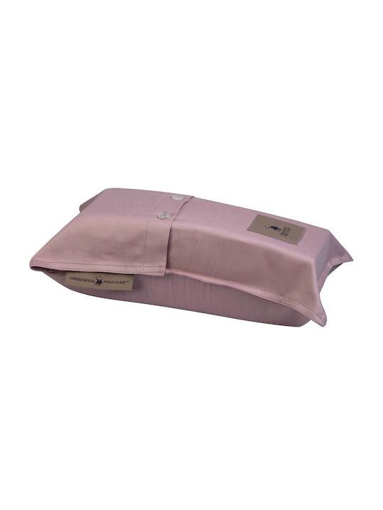 Greenwich Polo Club Bettlaken Super-Doppel mit Gummiband 160x200+35cm. 2254 Dusty Pink