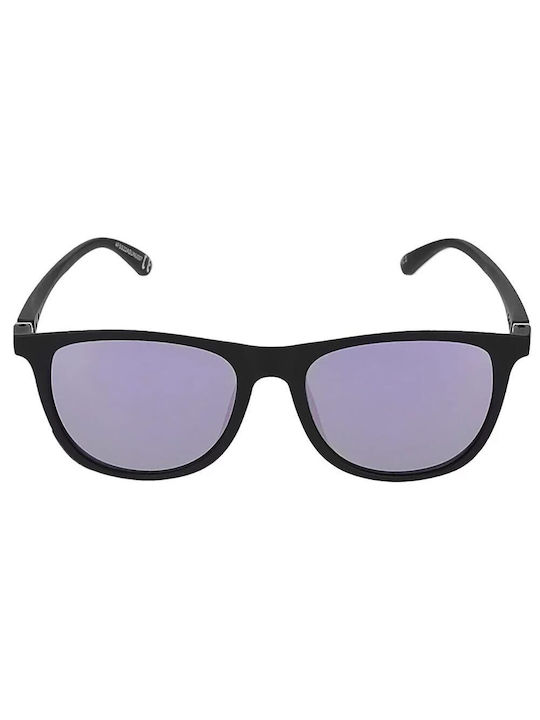 4F Men's Sunglasses with Pink Plastic Frame and Black Lens 4FSS23ASUNU021-56S