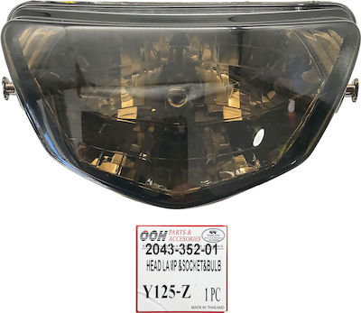 HEADLIGHT FRONT YAMAHA Z125 HMA SMOKE