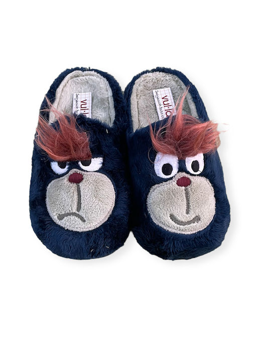 Vul.Ladi Boys Anatomic Slippers Navy Blue