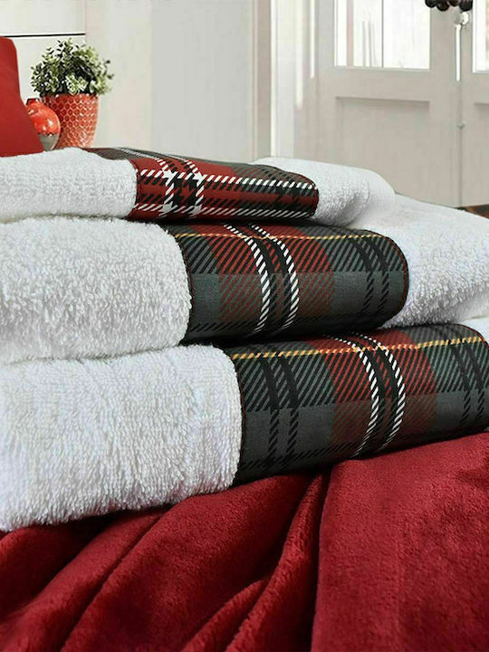 Homeline 3-tlg. Set Badetücher 3160 Weiße Gewicht 500gr/m²
