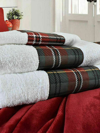 Homeline 3-tlg. Set Badetücher 3160 Weiße Gewicht 500gr/m²