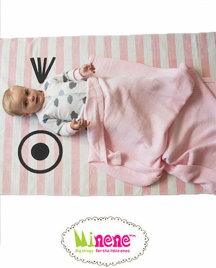 Minene Wickeltuch für Kinderzimmer gestrickt 70x110cm