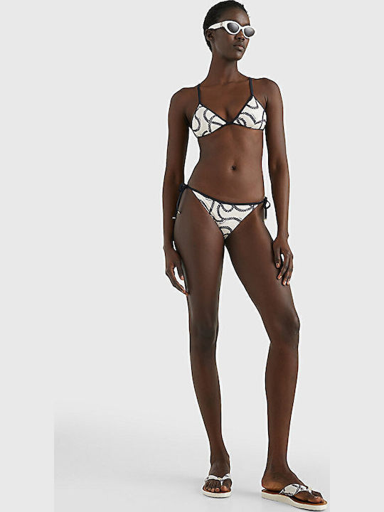 Bikini Inferioare Slip Cu Dantelă Alb