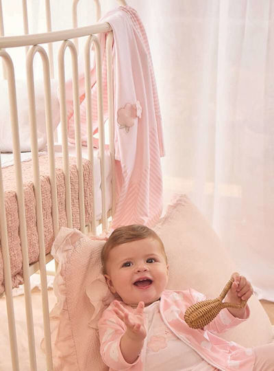Mayoral Blanket Nursery Swaddling Blankets Ecofriends Pink 90x80cm