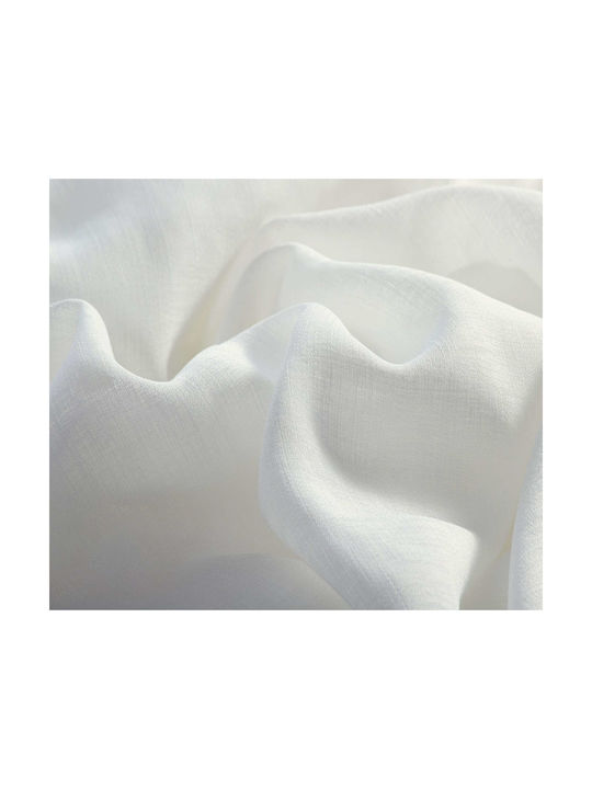 Nef-Nef Homeware Κουρτίνα με Τρουκς Renata Γκρι 140x265εκ.