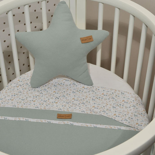 Baby Oliver Blanket Nursery Swaddling Blankets Green 75x95cm