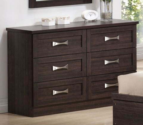 Comoda pentru Dormitor Life Zebrano cu 6 sertare 120x40x76buc