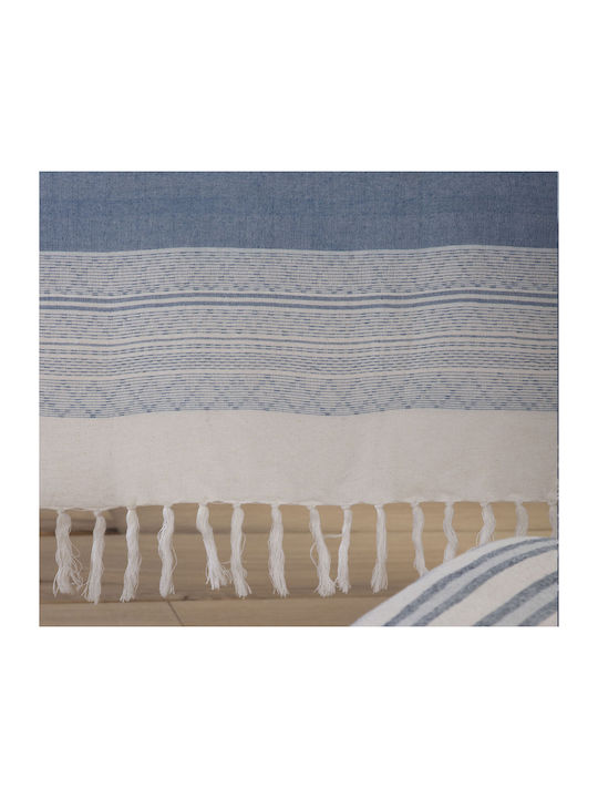 Nef-Nef Homeware Tablecloth Cotton Strength Blue 140x180cm 033082