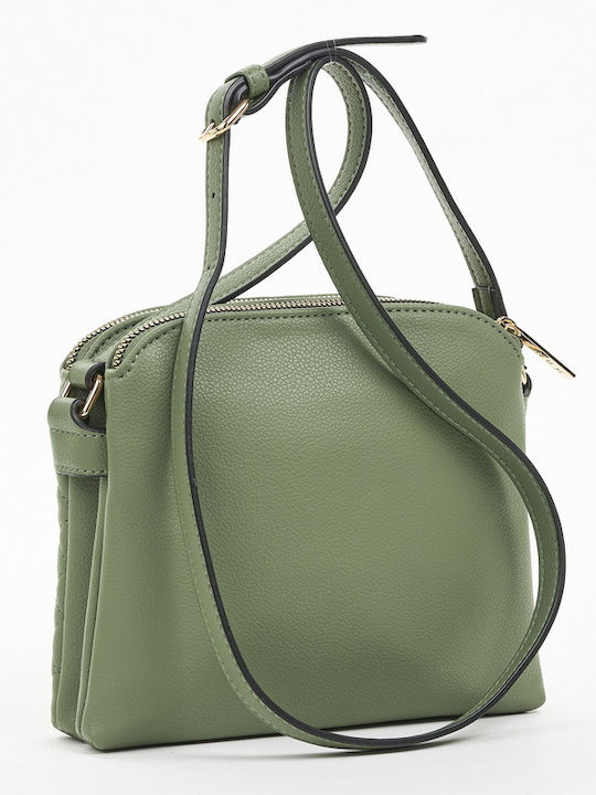 Verde Din piele Geantă de damă Crossbody Verde