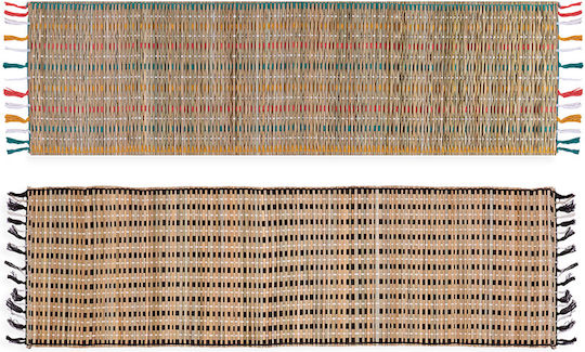 Nef-Nef Homeware Runner Straw Natural / Multicolor 45x150cm