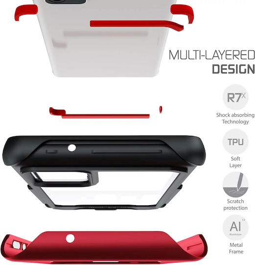 Ghostek Atomic Slim 3 Back Cover Πλαστικό Κόκκινο (Galaxy Note 20)