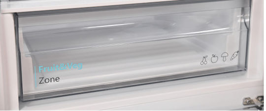 Sharp 367лт NoFrost В201xШ59.5xД65см. Бял SJ-BA20DMXWF