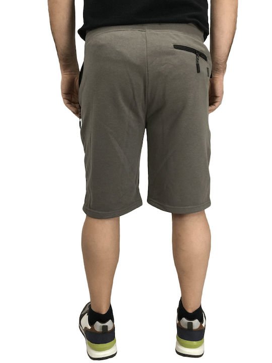 Double Men's Athletic Shorts Pebble Grey