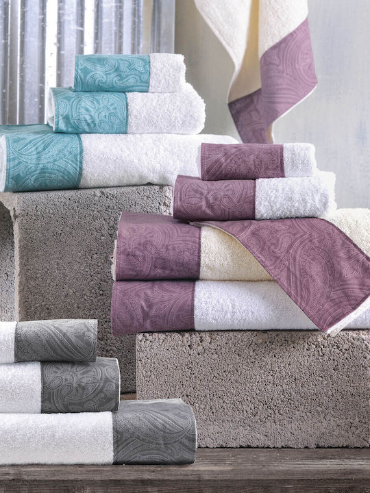 Rythmos Bath Towel Set 3pcs Charisma Turquoise In a Bag Weight 500gr/m²