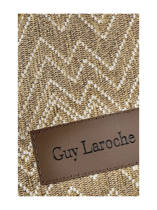 Guy Laroche Marvin Armchair Throw Two Sides Chenille 150x180cm Golden