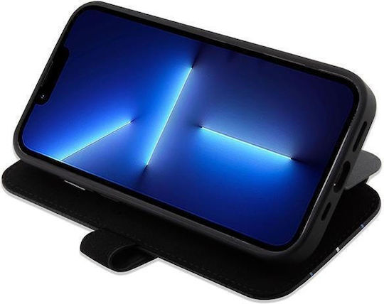 BMW Leather Stamp Book Synthetic Leather Blue Lines (iPhone 14 Pro)