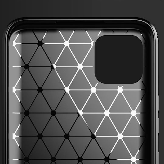 Techsuit Carbon Back Cover Σιλικόνης Μαύρο (Realme C11)