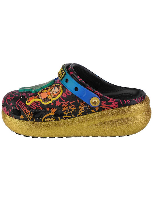 Crocs Kids Anatomical Beach Clogs Black