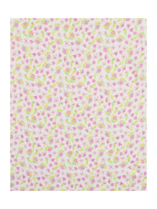 Energiers Babydecke Wickeltücher für Kinderzimmer Floral 75x85cm