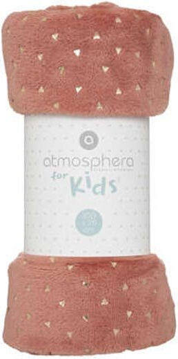 Atmosphera Blanket Nursery Swaddling Blankets Orange 75x100cm